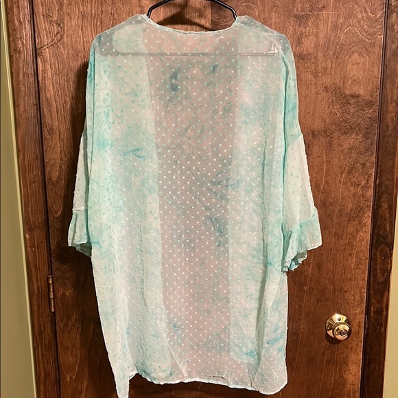 Chic Soul Sheer Dot Kimono - Picture 4 of 4